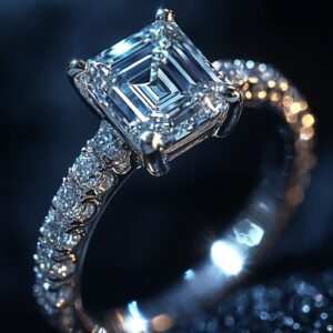 RÉVÉLIAA Signature Emerald-Cut Solitaire Diamond Ring